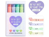 Heart Highlighter Pen Set