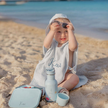 JBØRN Personalised Water Bottle & Lunch Box Set