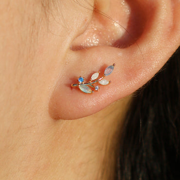 Moonstone vine earrings-1