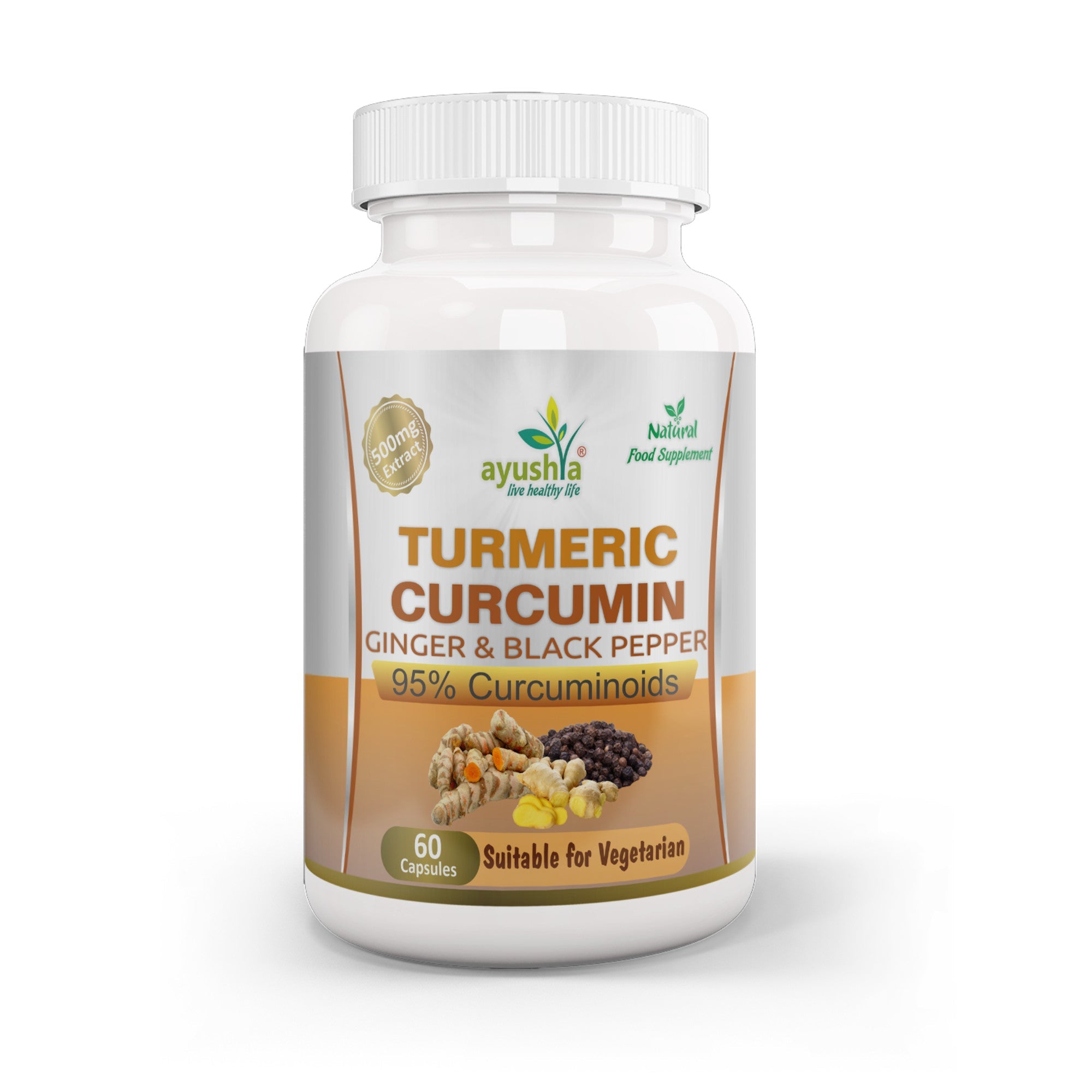 Turmeric with Ginger and Black pepper Capsule-0
