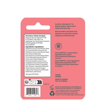 ATTITUDE super leaves Lip Balm - Watermelon-1