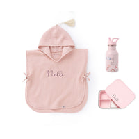 JBØRN Summer Gift Box | Hooded Poncho + Water Bottle + Snack Box