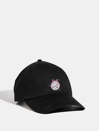 Bow Disco Ball Cap in Black