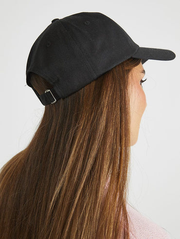 Bow Disco Ball Cap in Black