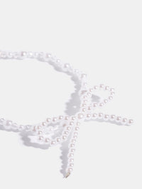 Bow Pearl Beaded Strap