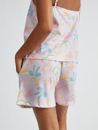 Bow Print Cami & Short Pyjama Set