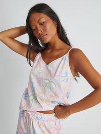 Bow Print Cami & Short Pyjama Set