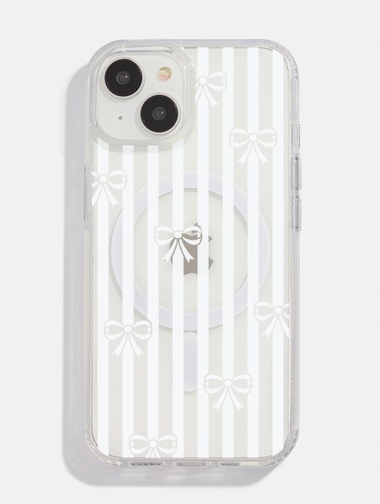Bow Stripe MagSafe iPhone Case