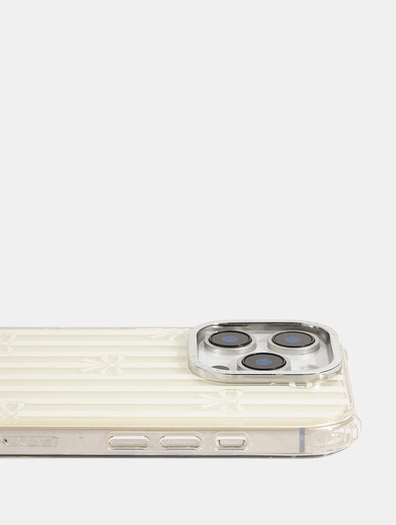 Bow Stripe Shock iPhone Case