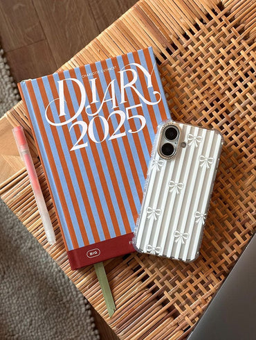 Bow Stripe Shock iPhone Case