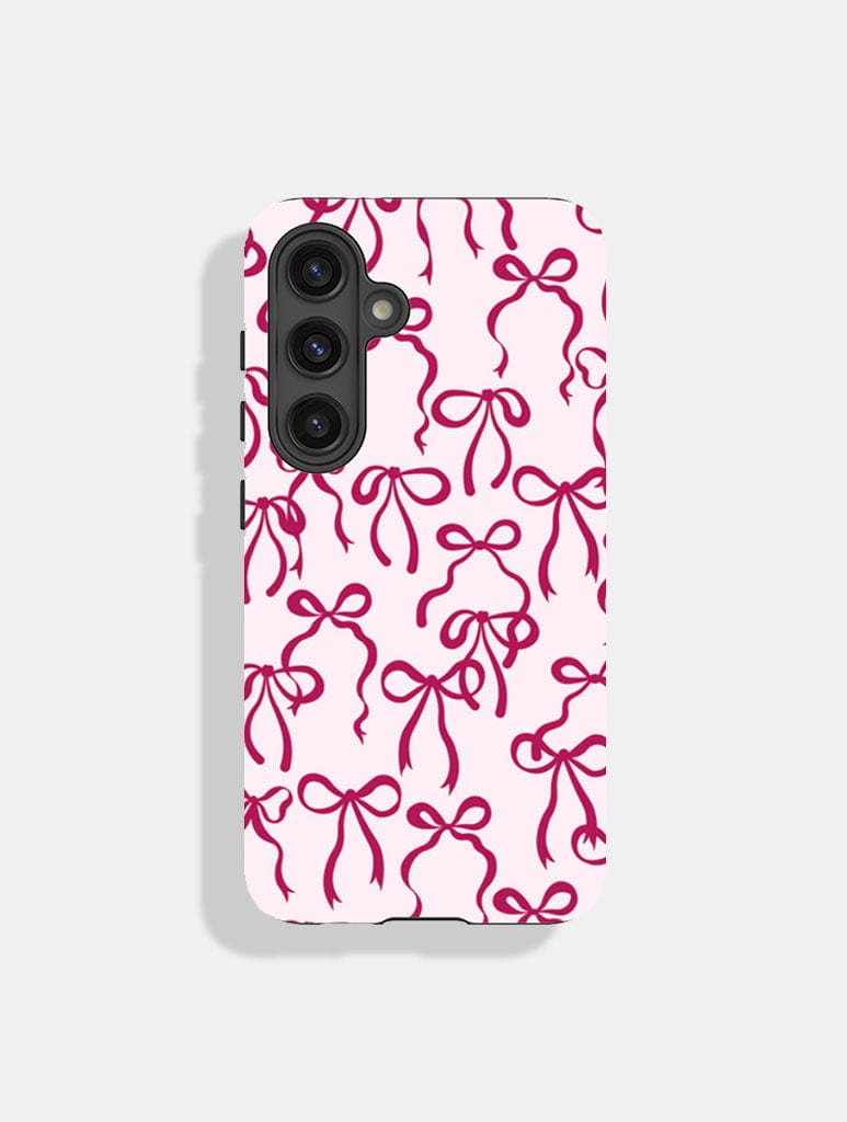 Burgundy Bows Ultra Protective Android Case