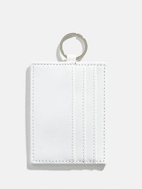 Burgundy Single Bow Card Holder