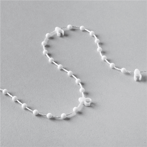 Vertical Blind Beaded Clip Bottom Chain - 89mm/3.5inch - 10 Metres