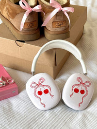 Cherry Bow AirPods Max Case in Gloss