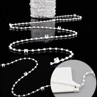 Vertical Blind Beaded Clip Bottom Chain - 89mm/3.5inch - 10 Metres