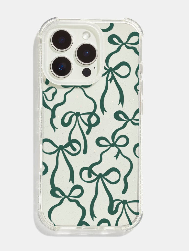 Green Bows Shock iPhone Case