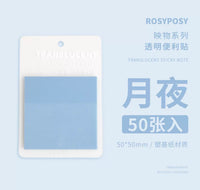 Coloured Transparent Sticky Notes