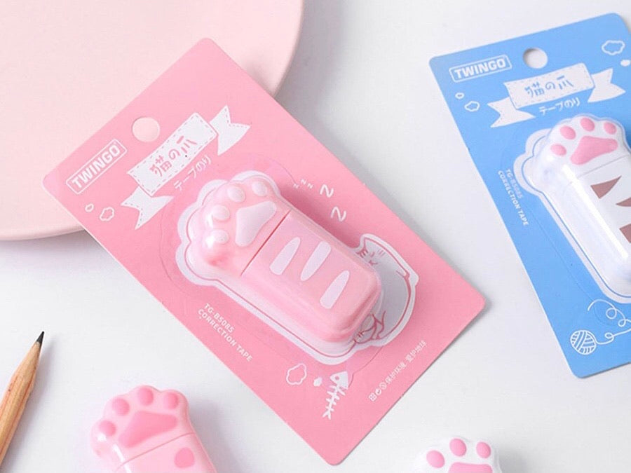 Kawaii Cat Paw Correction Tape