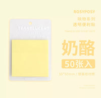 Coloured Transparent Sticky Notes