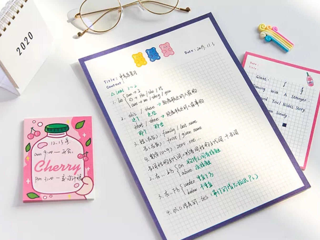 Kawaii Memo Pad Notepaper Sets