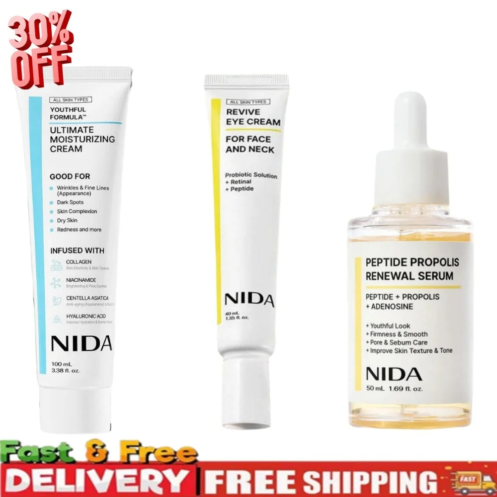 NIDA Korea Moisturizing Ultimate Cream Retinol Revitalizing Eye Cream Propolis Essence Anti-Aging Deeply Moisturizing Skin Care