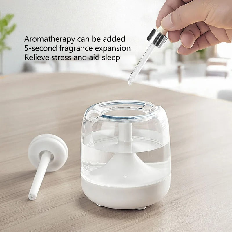 650ML Portable Humidifier Air Humidifier Essential Oil Home Bedroom Aroma Diffuser With Colorful Night Lights USB Humidifier