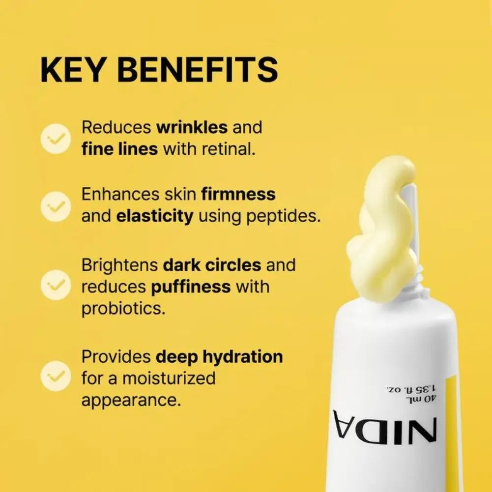 NIDA Korea Moisturizing Ultimate Cream Retinol Revitalizing Eye Cream Propolis Essence Anti-Aging Deeply Moisturizing Skin Care