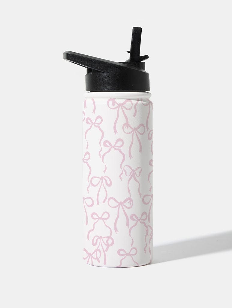 Pink Bows 18oz Stainless Steel Water bottle
