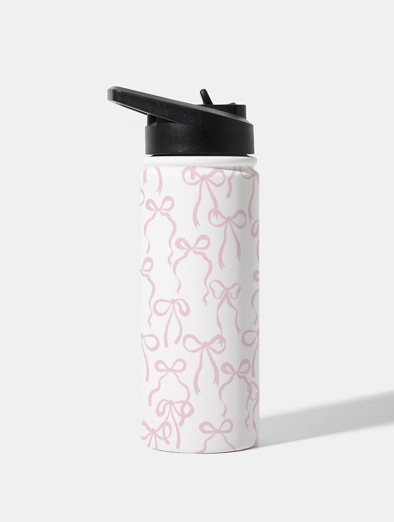 Pink Bows 18oz Stainless Steel Water bottle