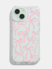 Pink Bows Shock iPhone Case