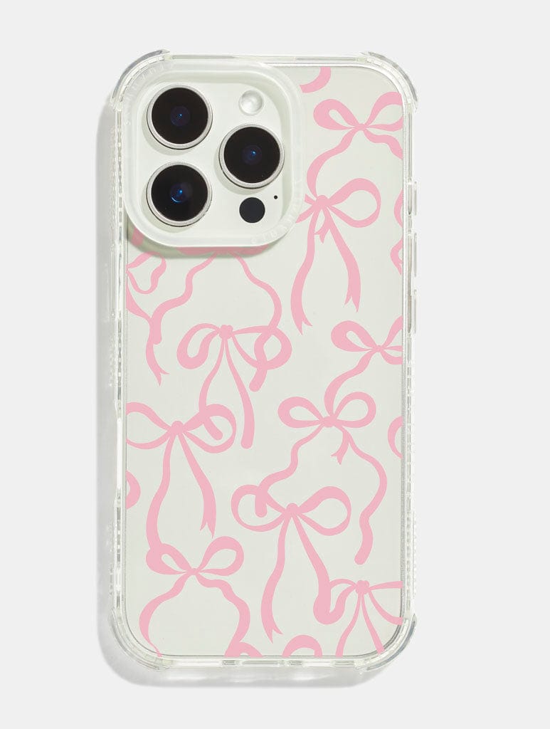 Pink Bows Shock iPhone Case