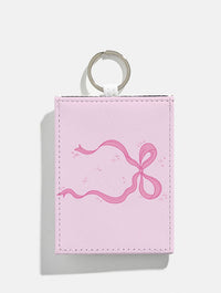 Pink Single Bow Card Holder
