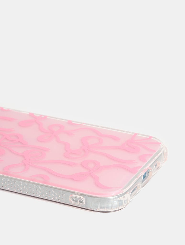 Pink Tinted Bow Shock iPhone Case