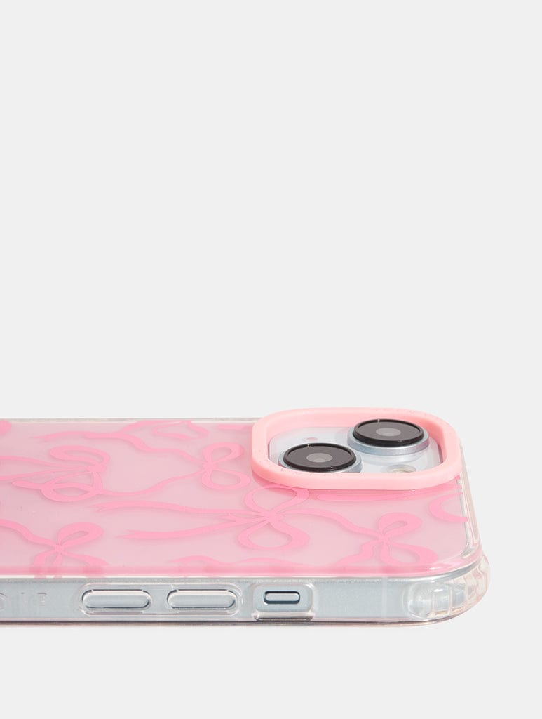 Pink Tinted Bow Shock iPhone Case