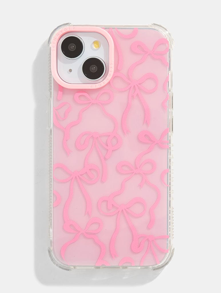 Pink Tinted Bow Shock iPhone Case