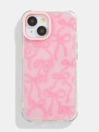 Pink Tinted Bow Shock iPhone Case