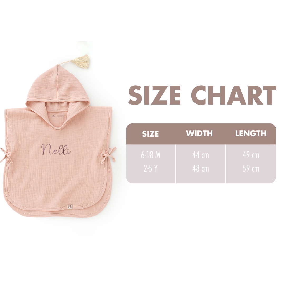 JBØRN Summer Gift Box | Hooded Poncho + Water Bottle + Snack Box