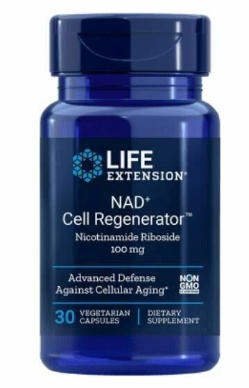 Life Extension, NAD+ Cell Regenerator, 100 mg, x 30 Vegetarian Capsules