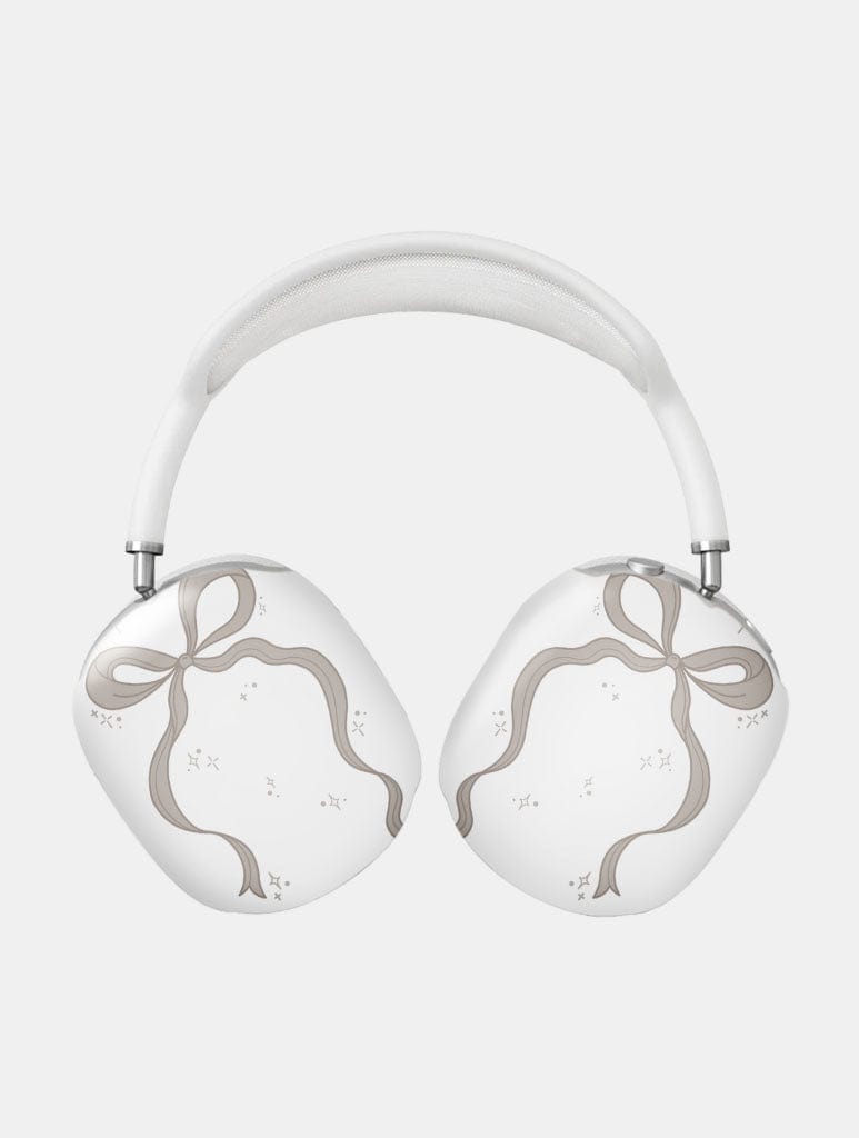 Single Neutral Bow AirPods Max Case in Gloss