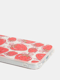 Strawberry Bow Shock iPhone Case