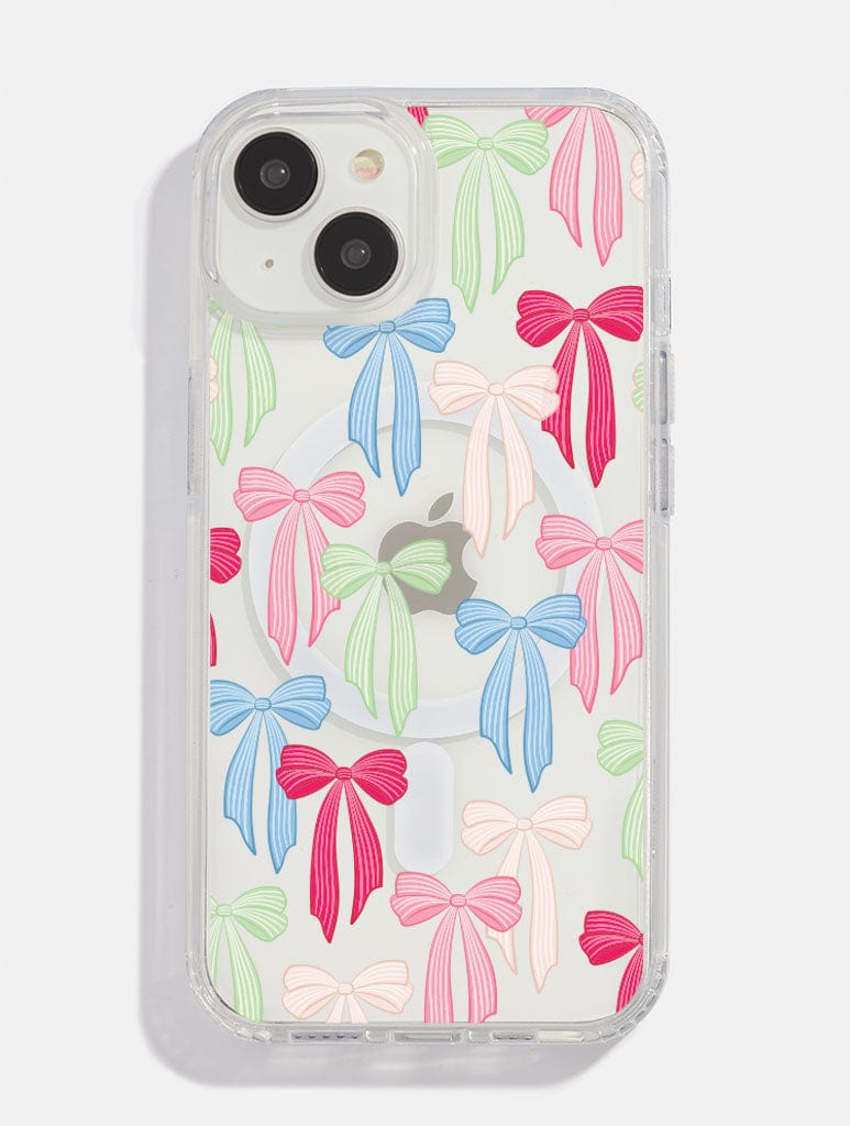 Striped Bows MagSafe iPhone Case
