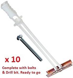 M6 Snap Toggle Fixings – Heavy Duty Wall Anchors for Plasterboard & Drywall | LCD/LED/TV Mounting