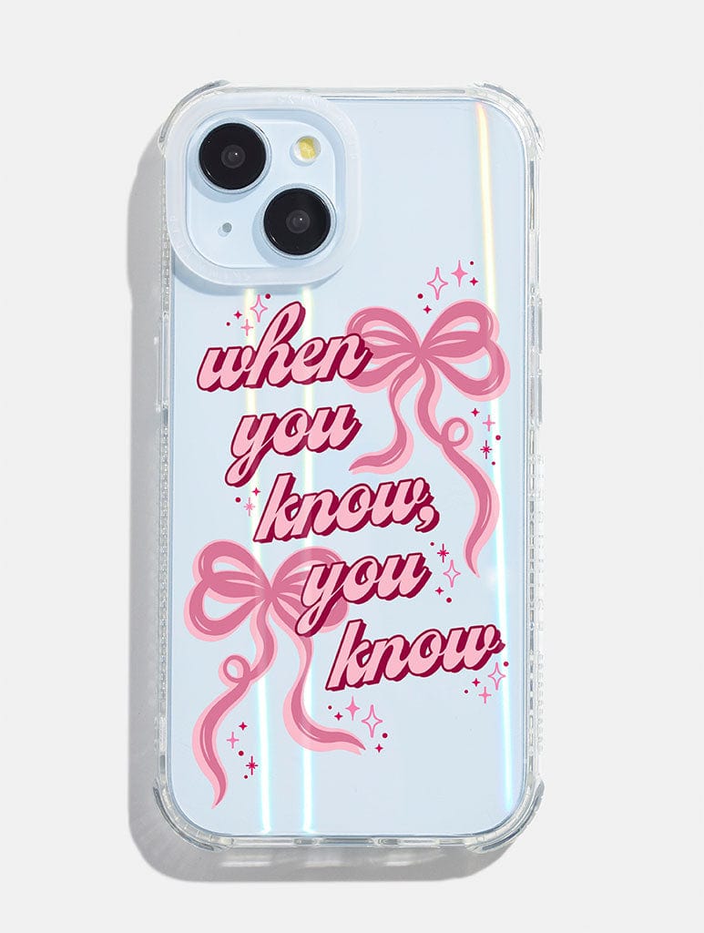 When You Know You Know Shock iPhone Case