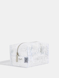 White Bow Makeup Bag