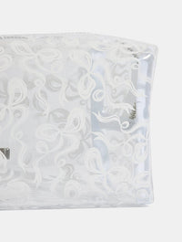 White Bow Makeup Bag