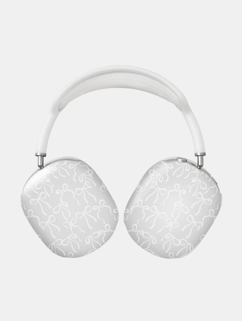 White Bows AirPods Max Case in Gloss
