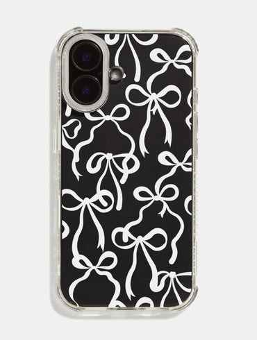 White Bows Shock iPhone Case