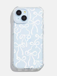White Bows Shock iPhone Case