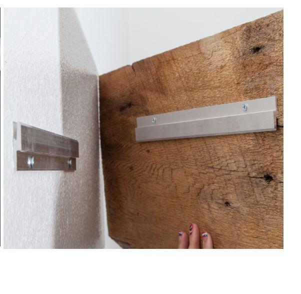 Heavy Duty Picture & Mirror Hanger Z Bar French Cleat 300mm Floating Hanging System